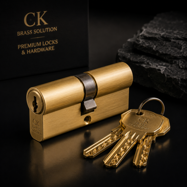 Premium Brass Euro Profile Cylinder Lock