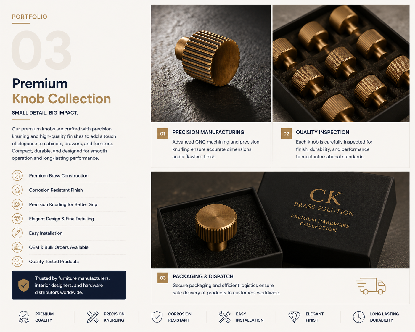 Premium Brass Knob Collection - Image 2