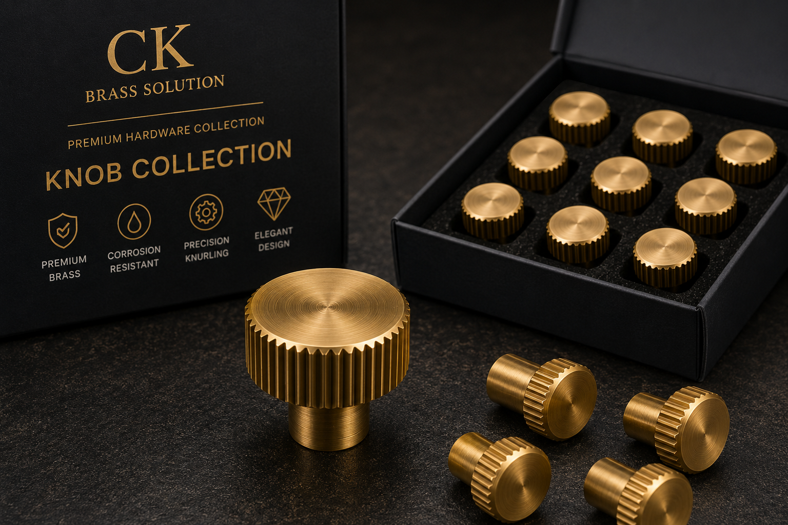 Premium Brass Knob Collection